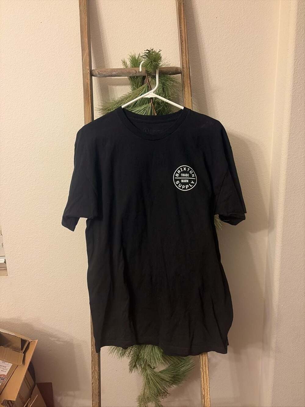Men’s Brixton Oath Standard S/S T-Shirt Black size large